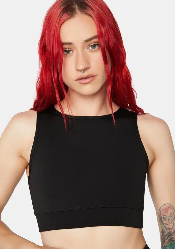 Late Made To Win Sports Bra sold by Dolls Kill