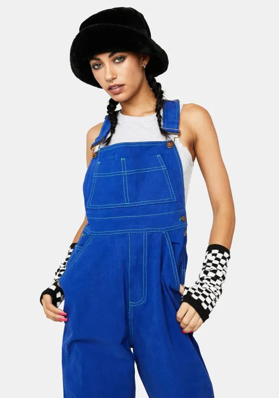Brushed Twill Overalls sold by Dolls Kill