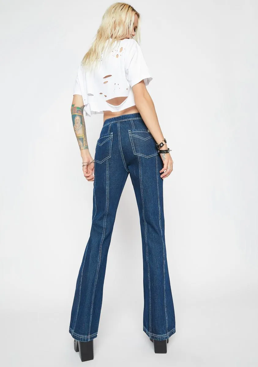 Prairie Jeans sold by Dolls Kill product image thumbnail 4