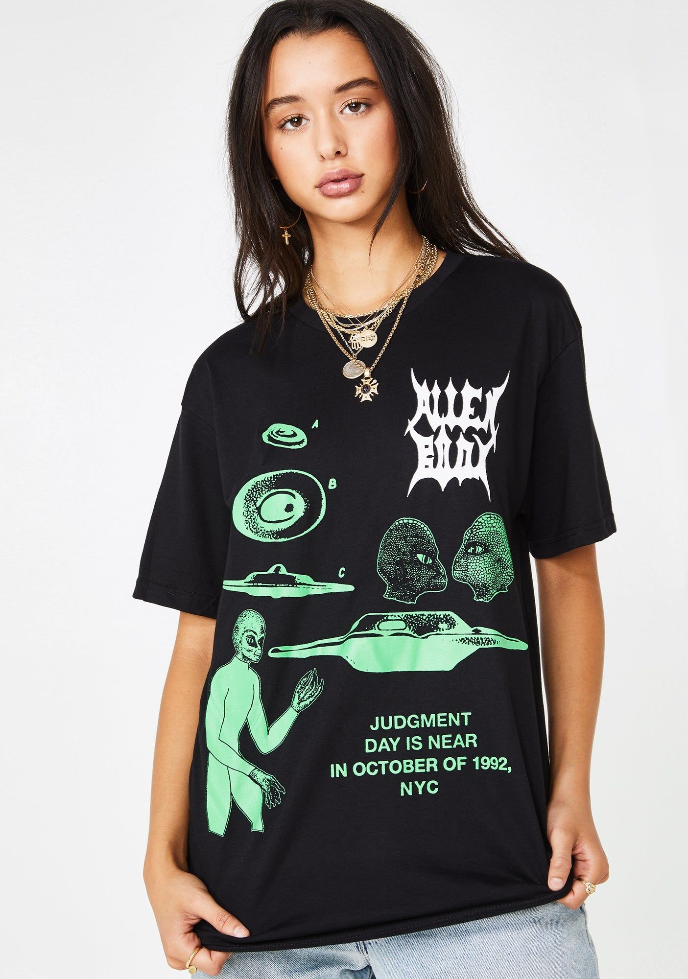Judgement Tee sold by Dolls Kill