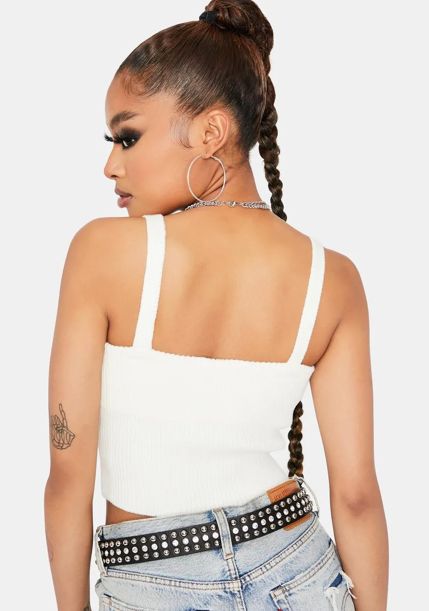 Take Me There Knit Crop Tank Top sold by Dolls Kill product image thumbnail 4