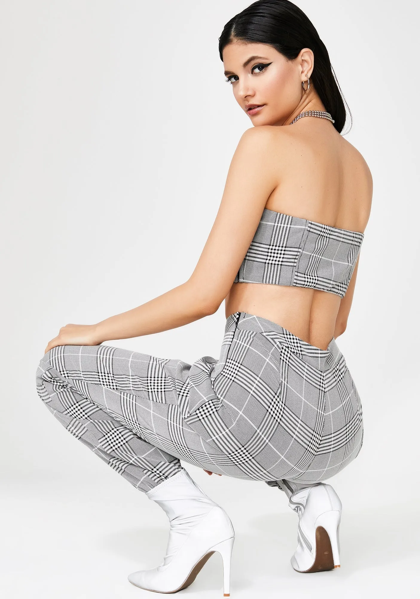 Down To Bizzness Plaid Set sold by Dolls Kill product image thumbnail 4