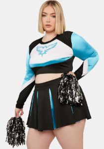 Plus You're My Soulmate Cheerleader Costume sold by Dolls Kill