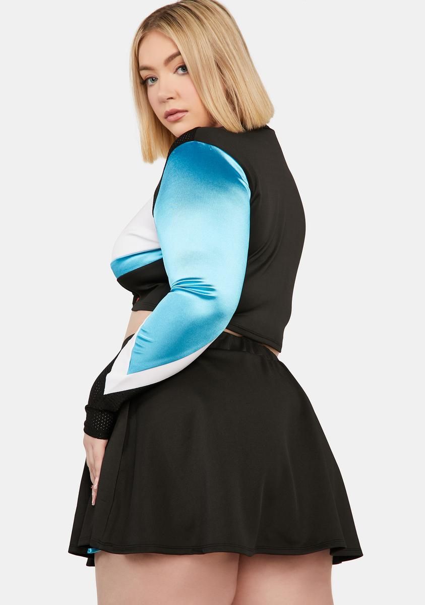 Plus You're My Soulmate Cheerleader Costume sold by Dolls Kill product image thumbnail 4