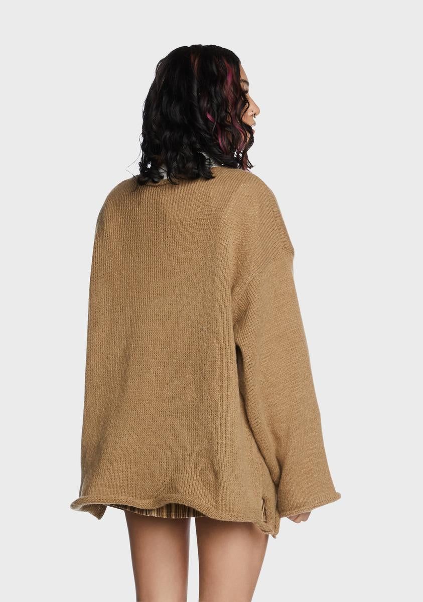 Too Cold For This Oversized Sweater sold by Dolls Kill product image thumbnail 4