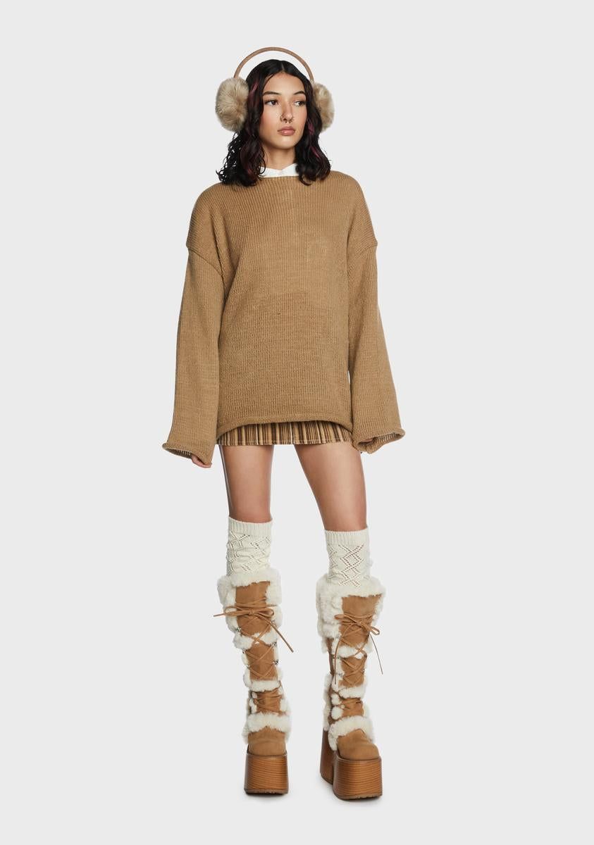 Too Cold For This Oversized Sweater sold by Dolls Kill product image thumbnail 5