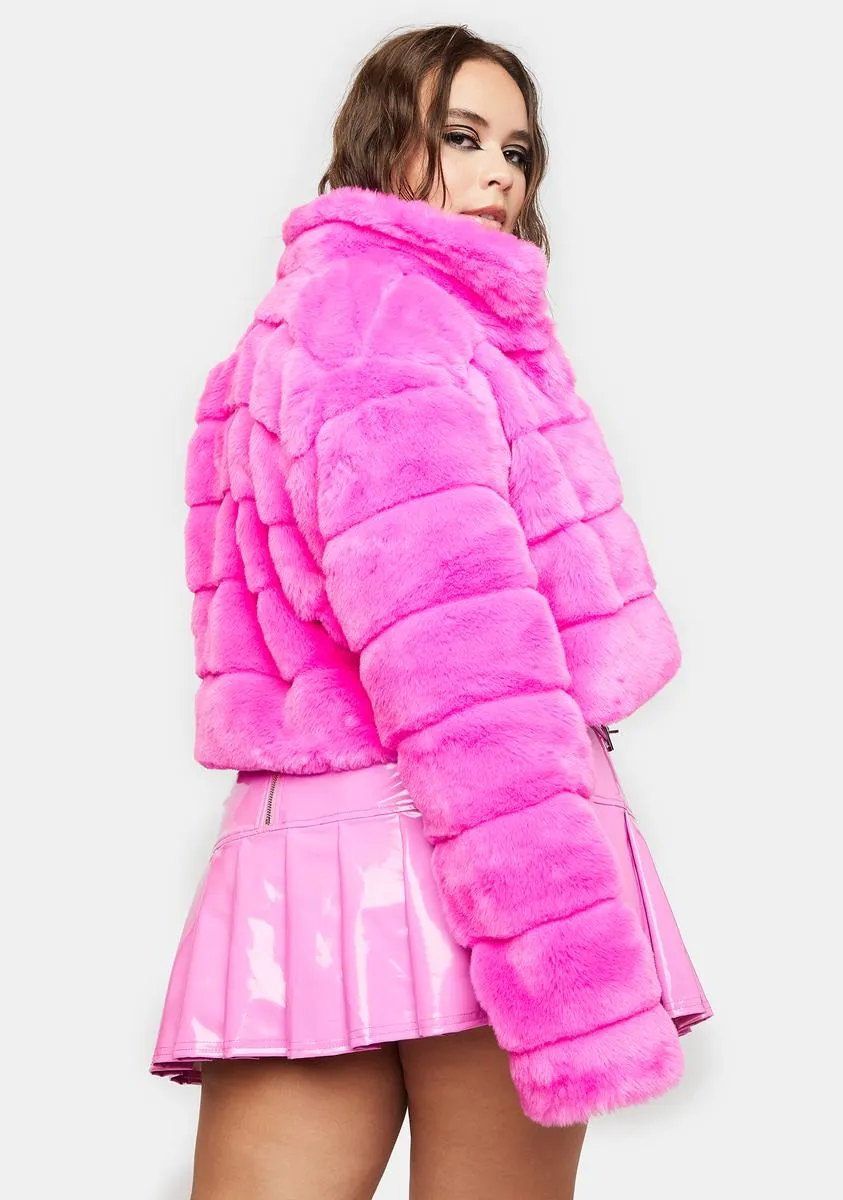 My Captive Audience Faux Fur Jacket sold by Dolls Kill product image thumbnail 4