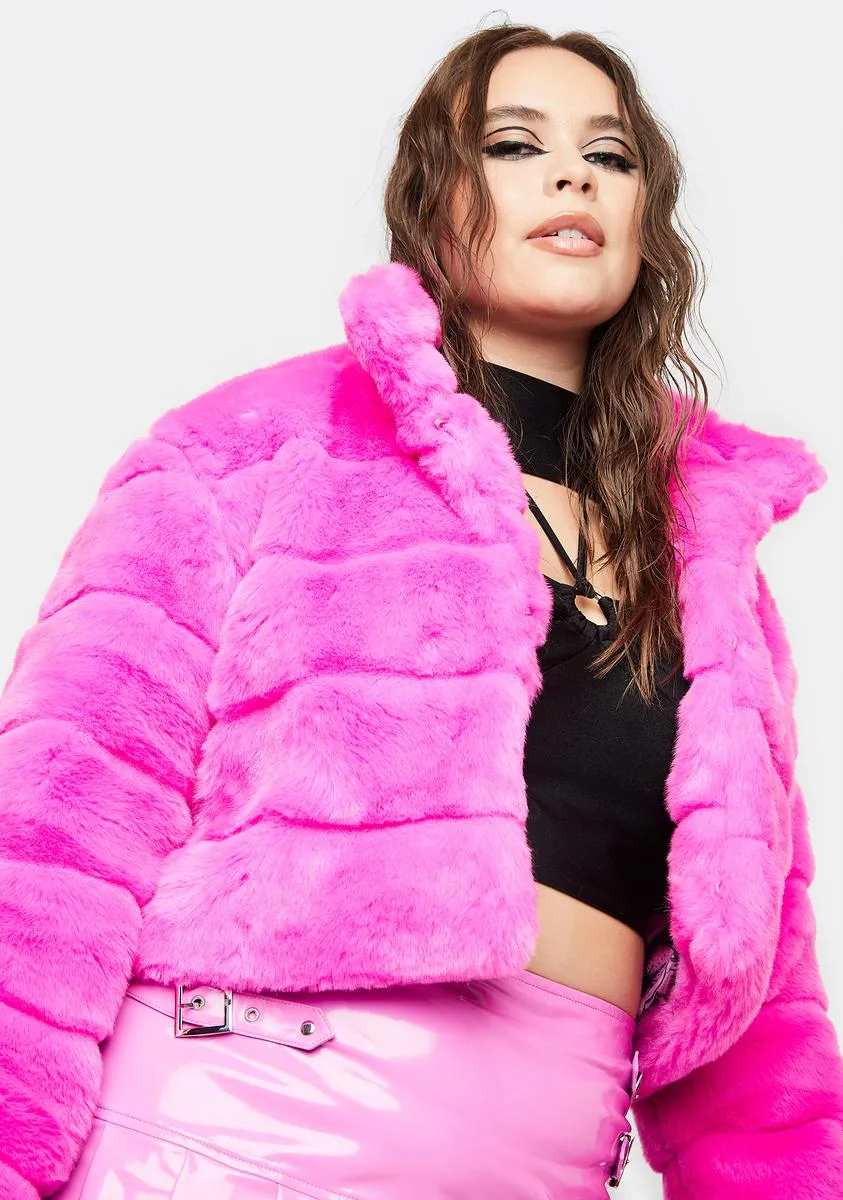 My Captive Audience Faux Fur Jacket sold by Dolls Kill product image thumbnail 2