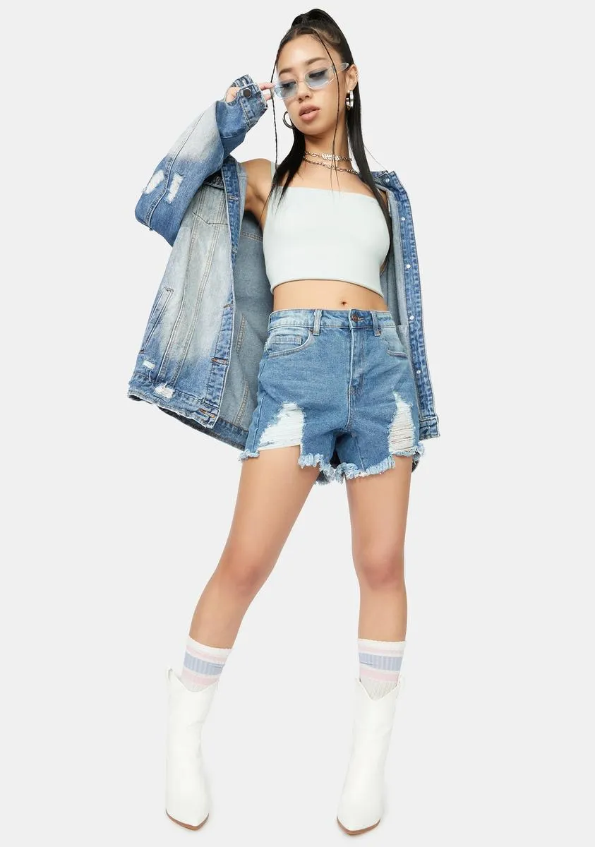 Mint Skippin' Sassy Crop Top sold by Dolls Kill product image thumbnail 3