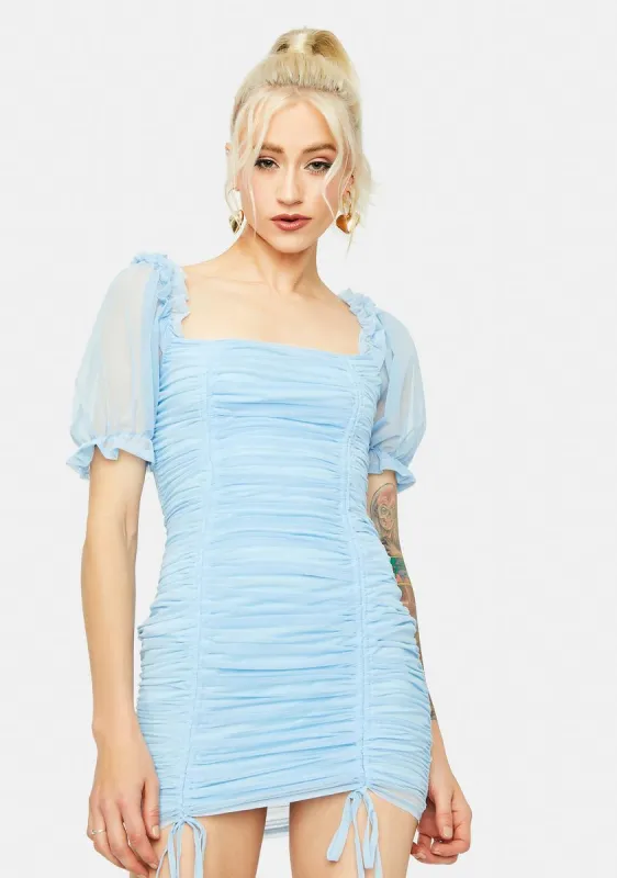 Becoming Bougie Puff Sleeve Mini Dress sold by Dolls Kill