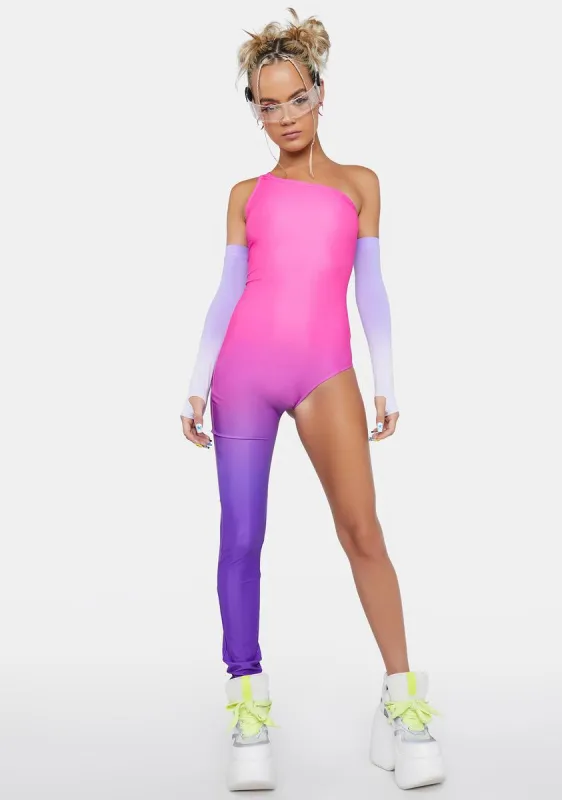 Sun Goes Down Asymmetrical Jumpsuit sold by Dolls Kill