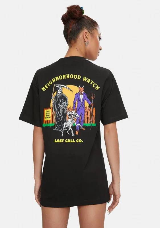 Neighborhood Watch Graphic Tee sold by Dolls Kill