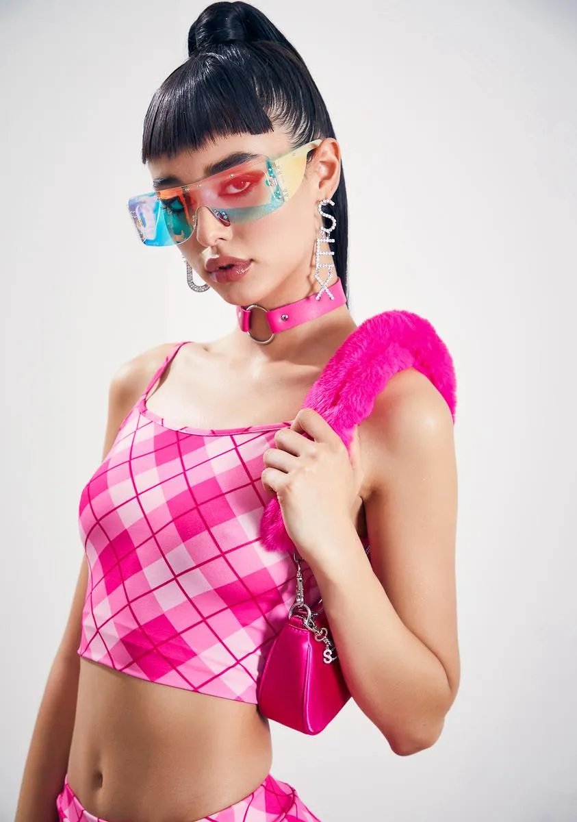 Diva Especially Gifted Plaid Tank Top sold by Dolls Kill product image thumbnail 2