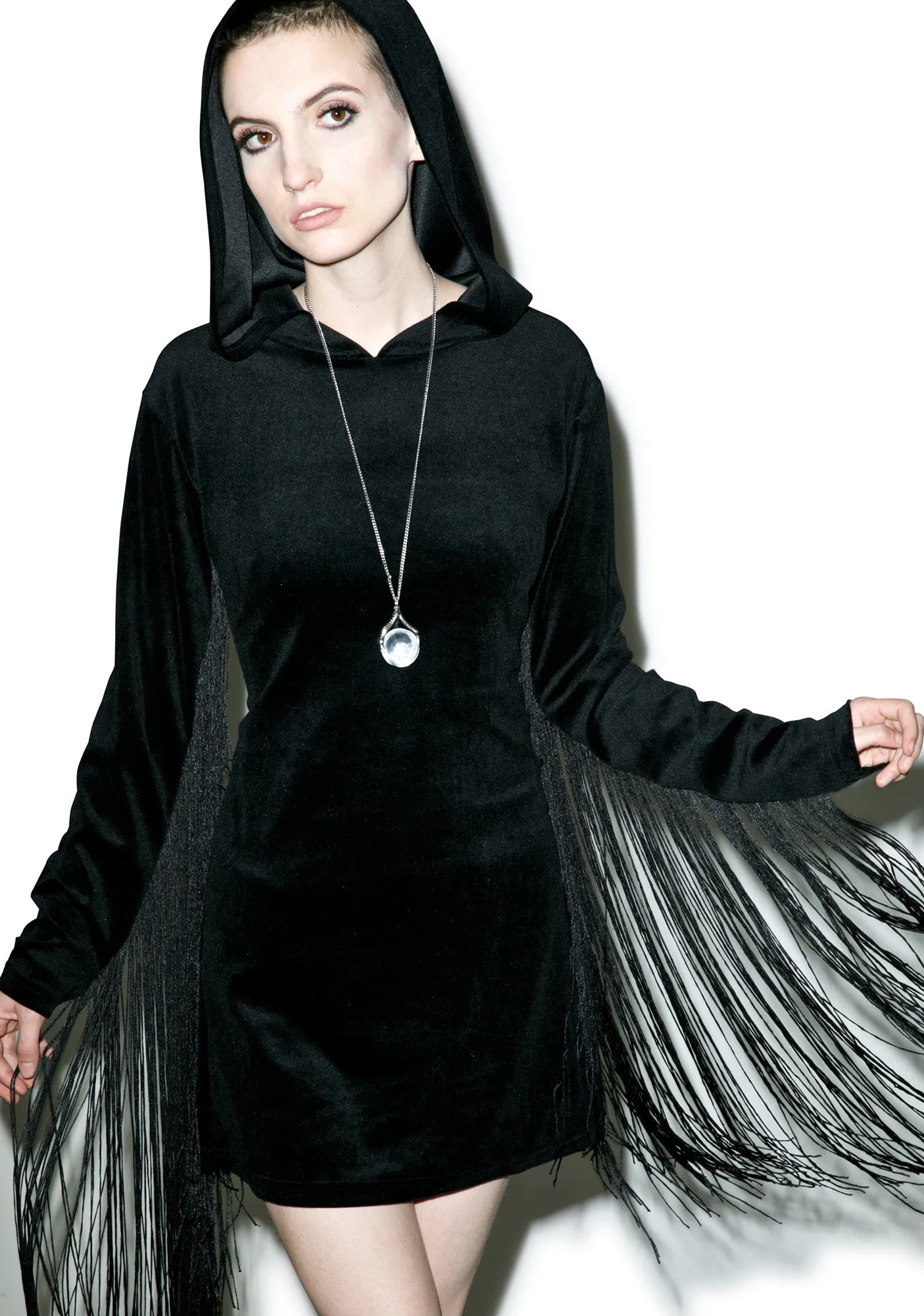 Lonewolf Velvet Dress sold by Dolls Kill