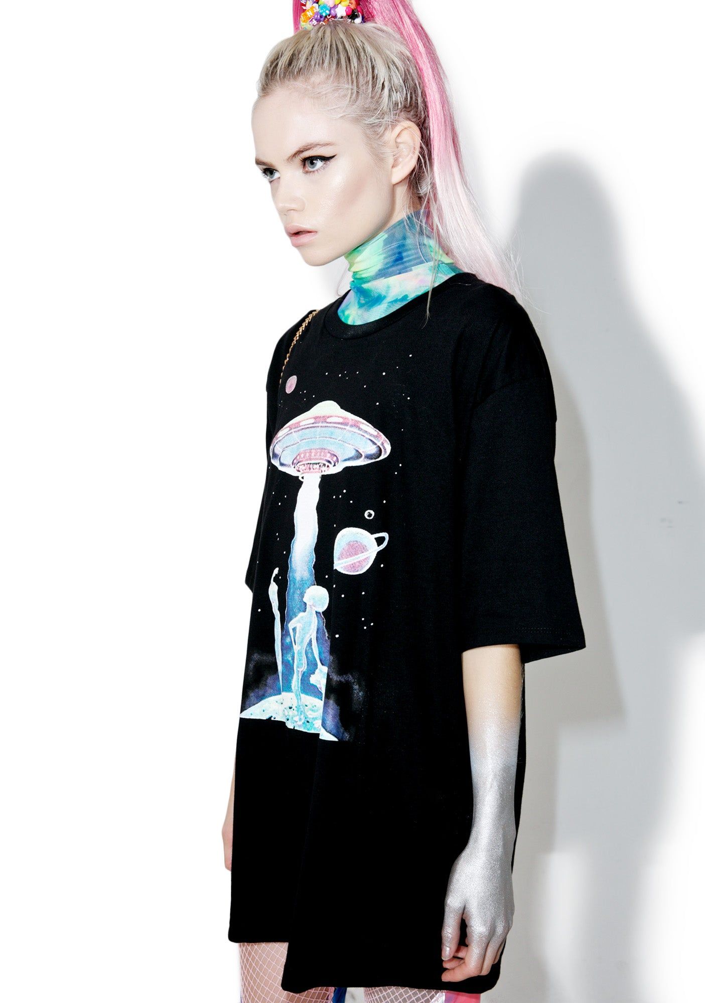 Beam Me Up Tee sold by Dolls Kill product image thumbnail 4
