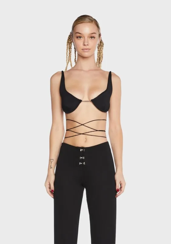 Crisscross Mini Top sold by Dolls Kill