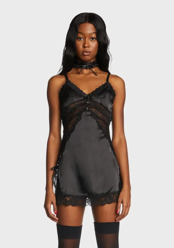 Lunar Outdoor Courtship Slip Dress sold by Dolls Kill