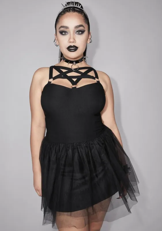 Plus Bleak Moonlight Pentagram Dress sold by Dolls Kill