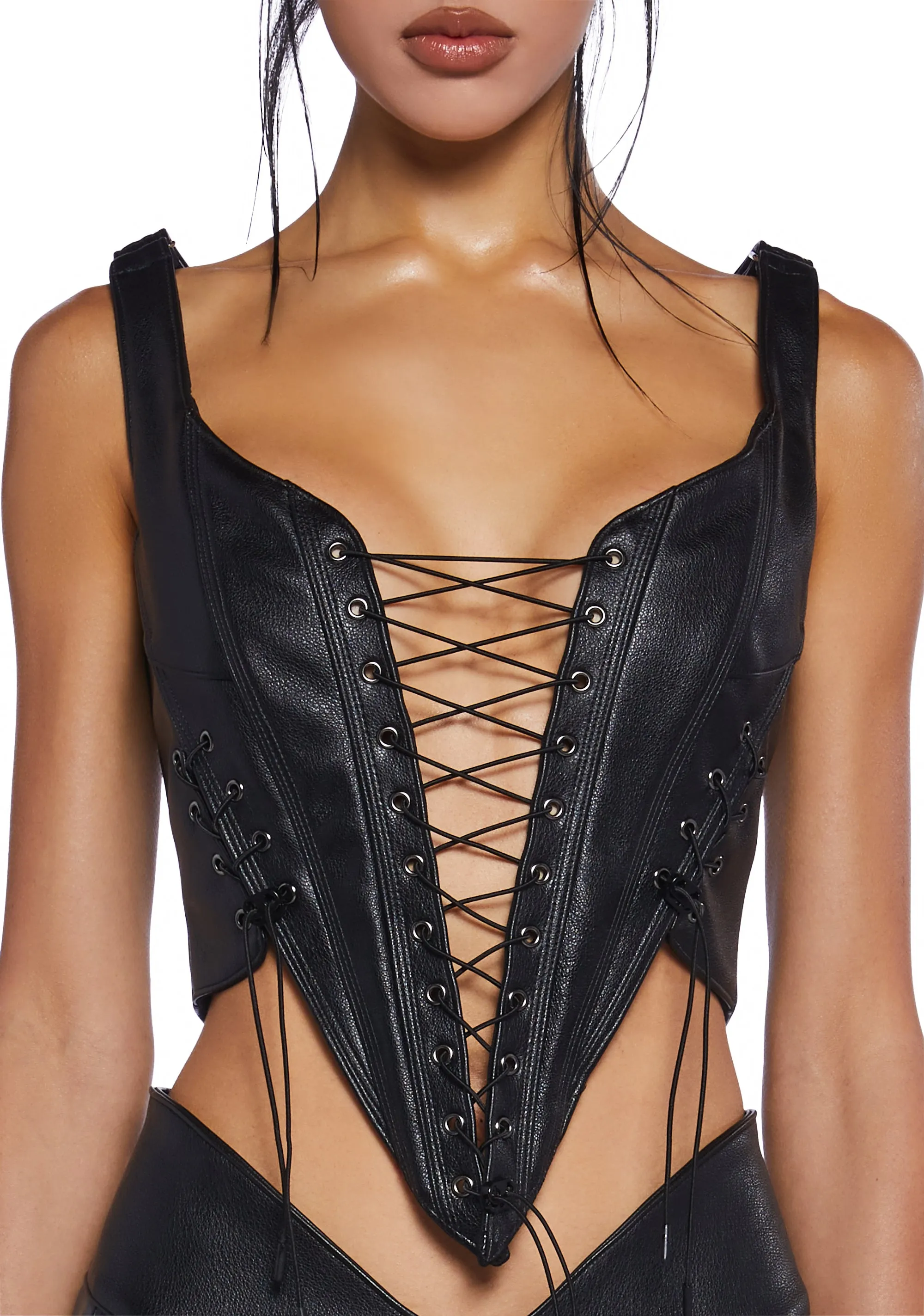 XTC Corset Top sold by Dolls Kill product image thumbnail 5