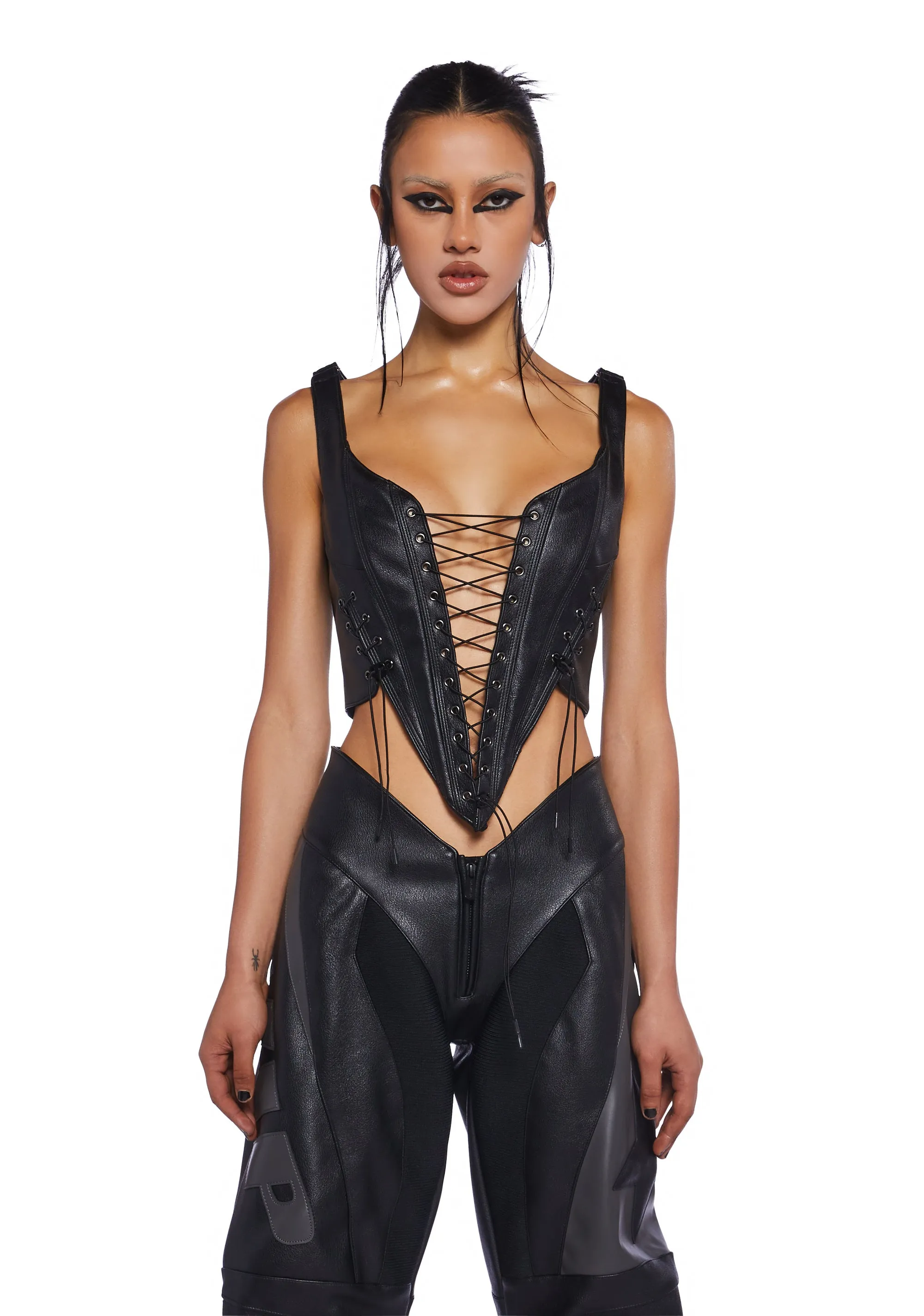 XTC Corset Top sold by Dolls Kill