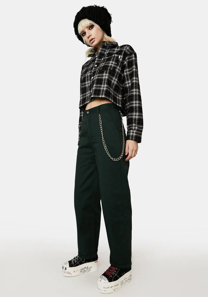 Twill Baggie Pants sold by Dolls Kill product image thumbnail 3