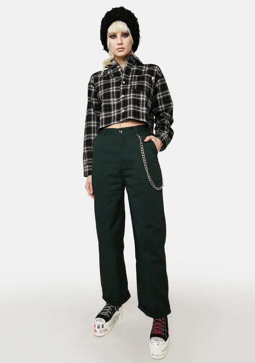 Twill Baggie Pants sold by Dolls Kill product image thumbnail 2