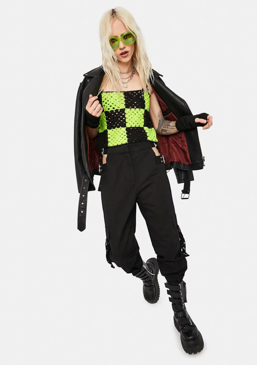 Genre Crochet Knit Crop Top sold by Dolls Kill product image thumbnail 3