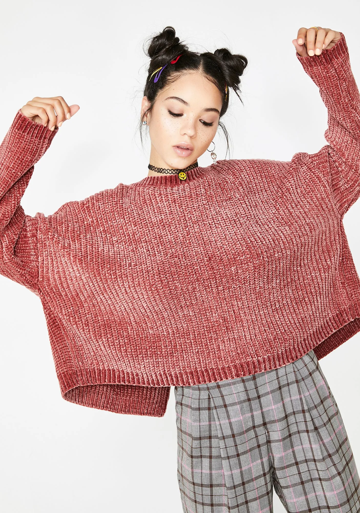 Rose Quartz Knit Sweater sold by Dolls Kill product image thumbnail 2