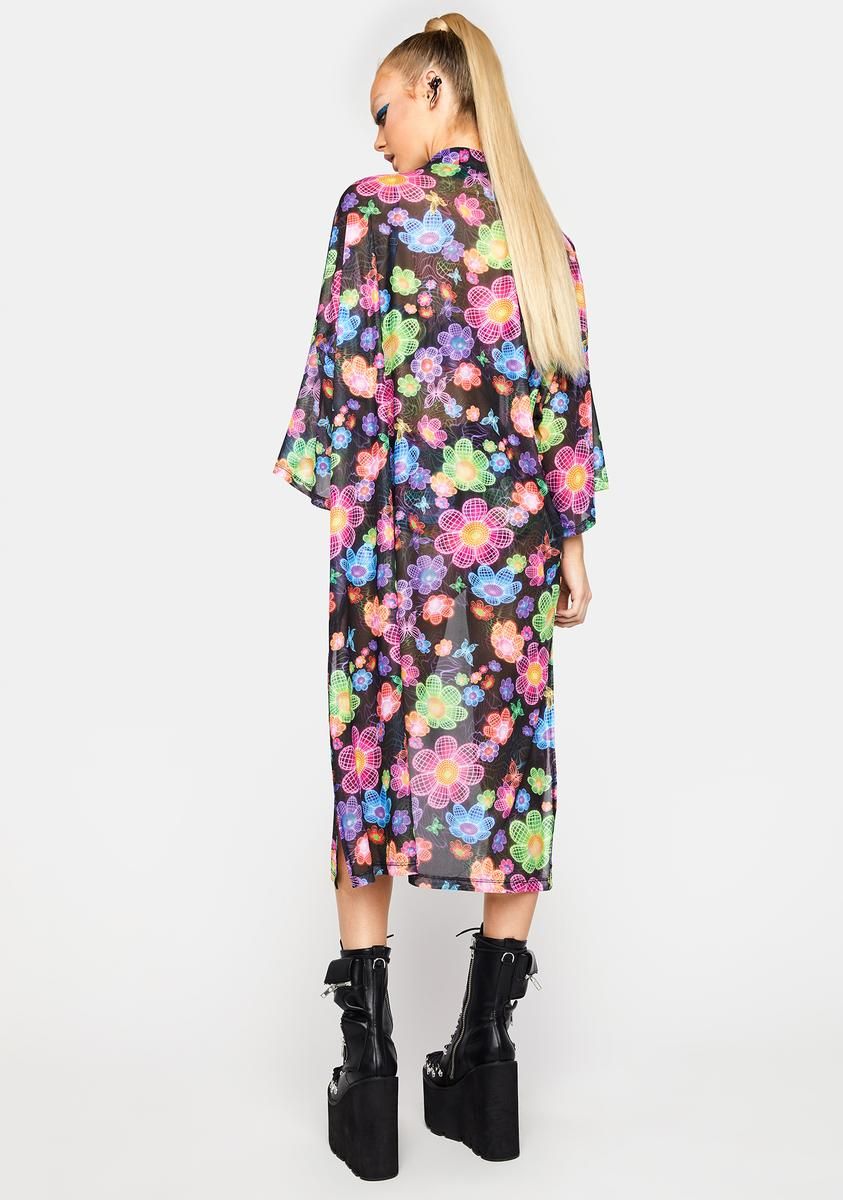 Sonic Bloom Mesh Duster sold by Dolls Kill product image thumbnail 4