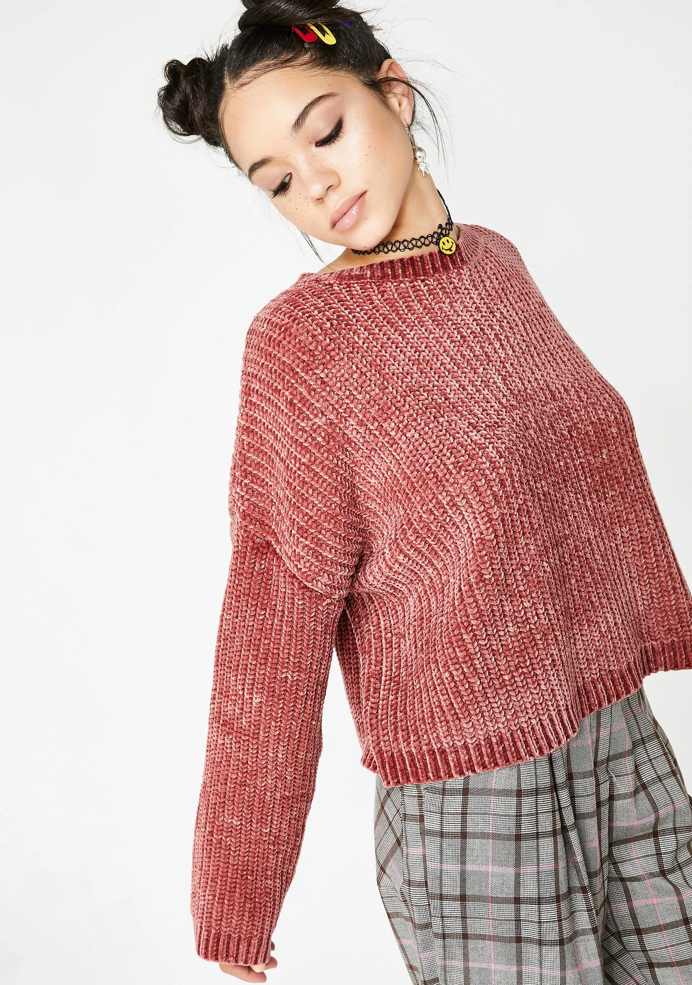 Rose Quartz Knit Sweater sold by Dolls Kill product image thumbnail 3