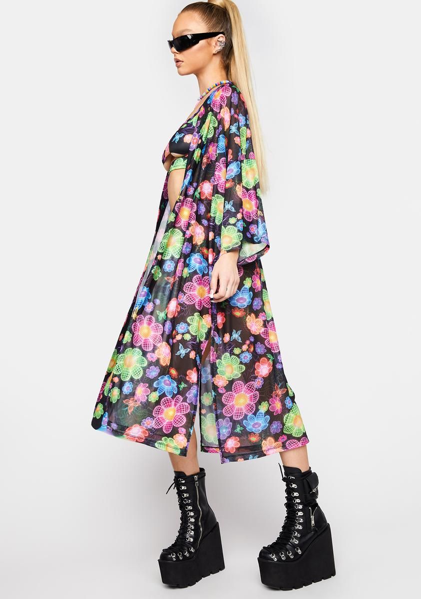 Sonic Bloom Mesh Duster sold by Dolls Kill product image thumbnail 2