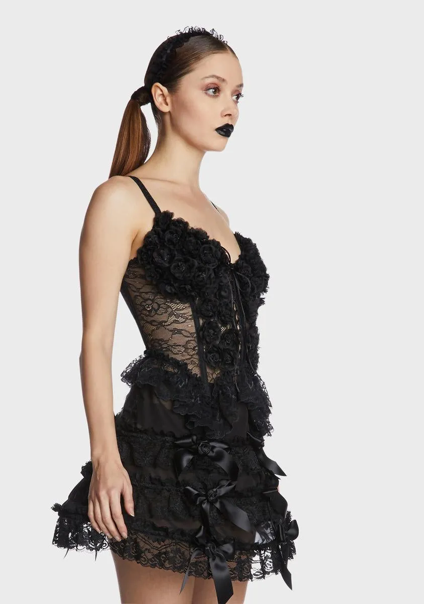 Grim In Bloom Corset sold by Dolls Kill product image thumbnail 4