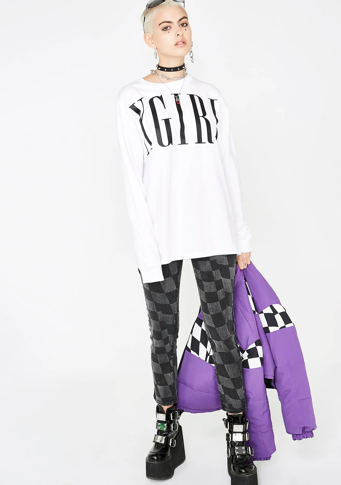 Classic Logo Big Tee sold by Dolls Kill product image thumbnail 5