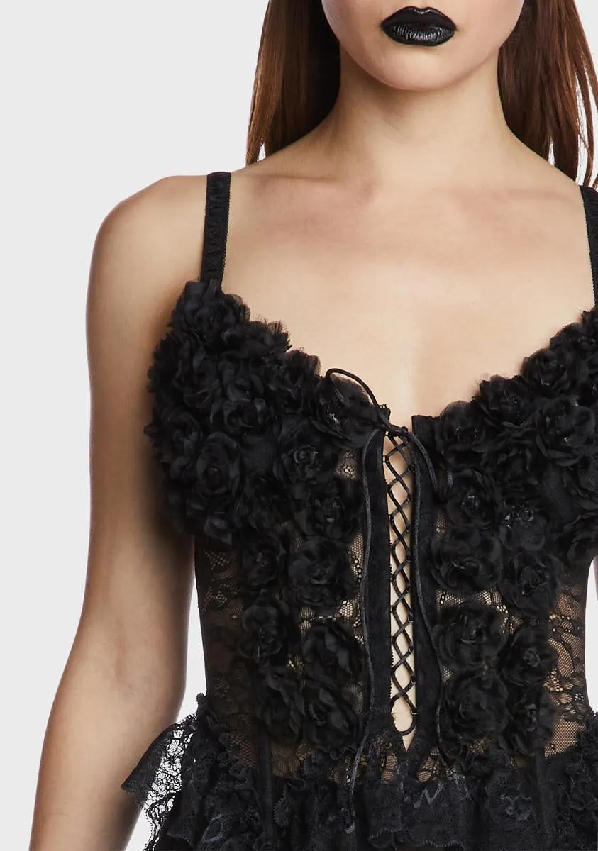 Grim In Bloom Corset sold by Dolls Kill product image thumbnail 2