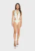 Time Goes On Metallic Bodysuit sold by Dolls Kill