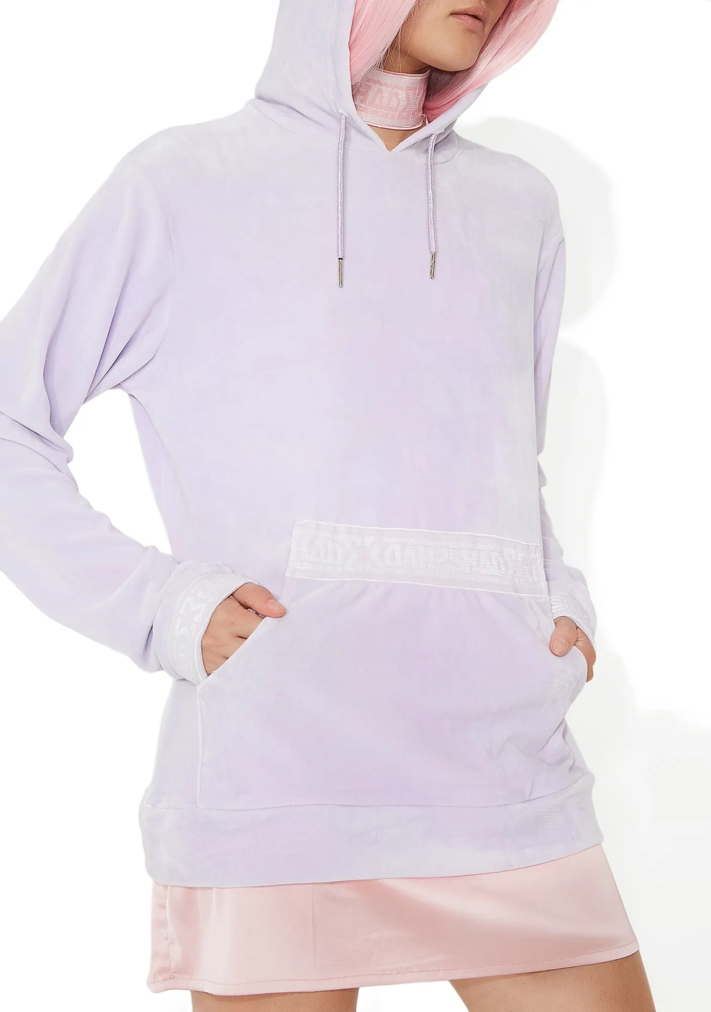 Velour Hooded Sweat sold by Dolls Kill product image thumbnail 3