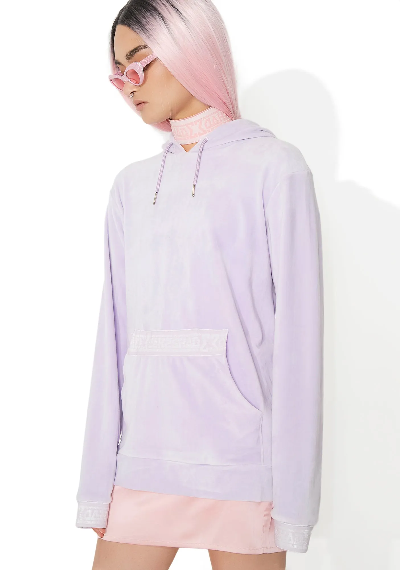 Velour Hooded Sweat sold by Dolls Kill product image thumbnail 5