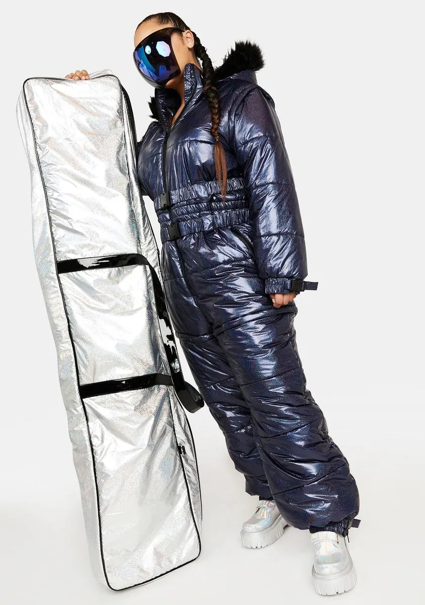 Plus Eclipse Aurora Beam Metallic Snowsuit sold by Dolls Kill product image thumbnail 3