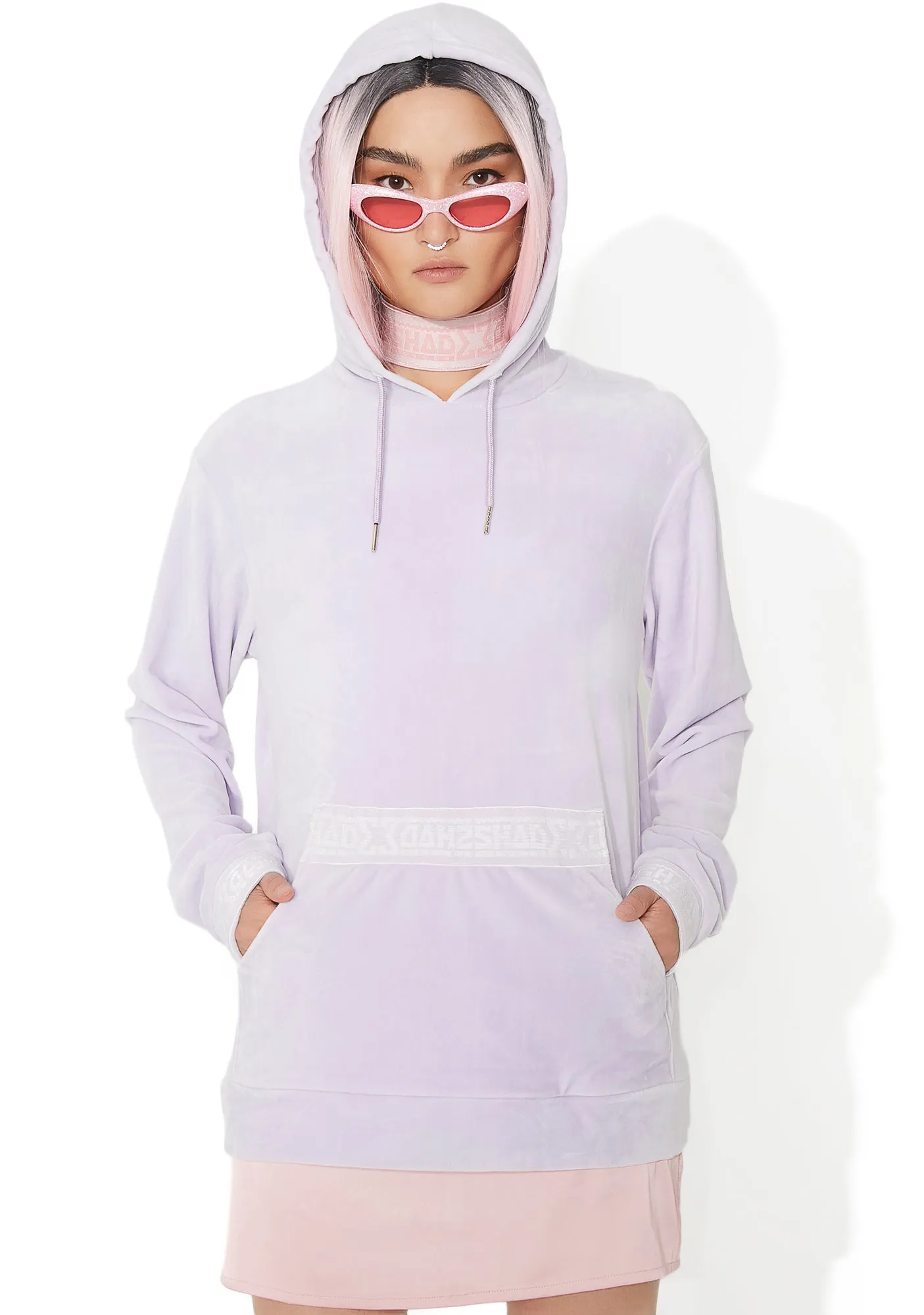 Velour Hooded Sweat sold by Dolls Kill