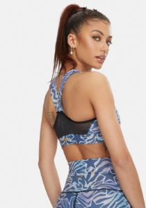 Rainbow Zebra Stars Support Sports Bra sold by Dolls Kill