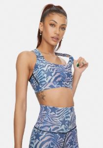Rainbow Zebra Stars Support Sports Bra sold by Dolls Kill