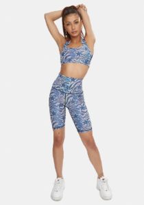 Rainbow Zebra Stars Support Sports Bra sold by Dolls Kill