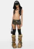 Garter Jewel Mini Skirt sold by Dolls Kill