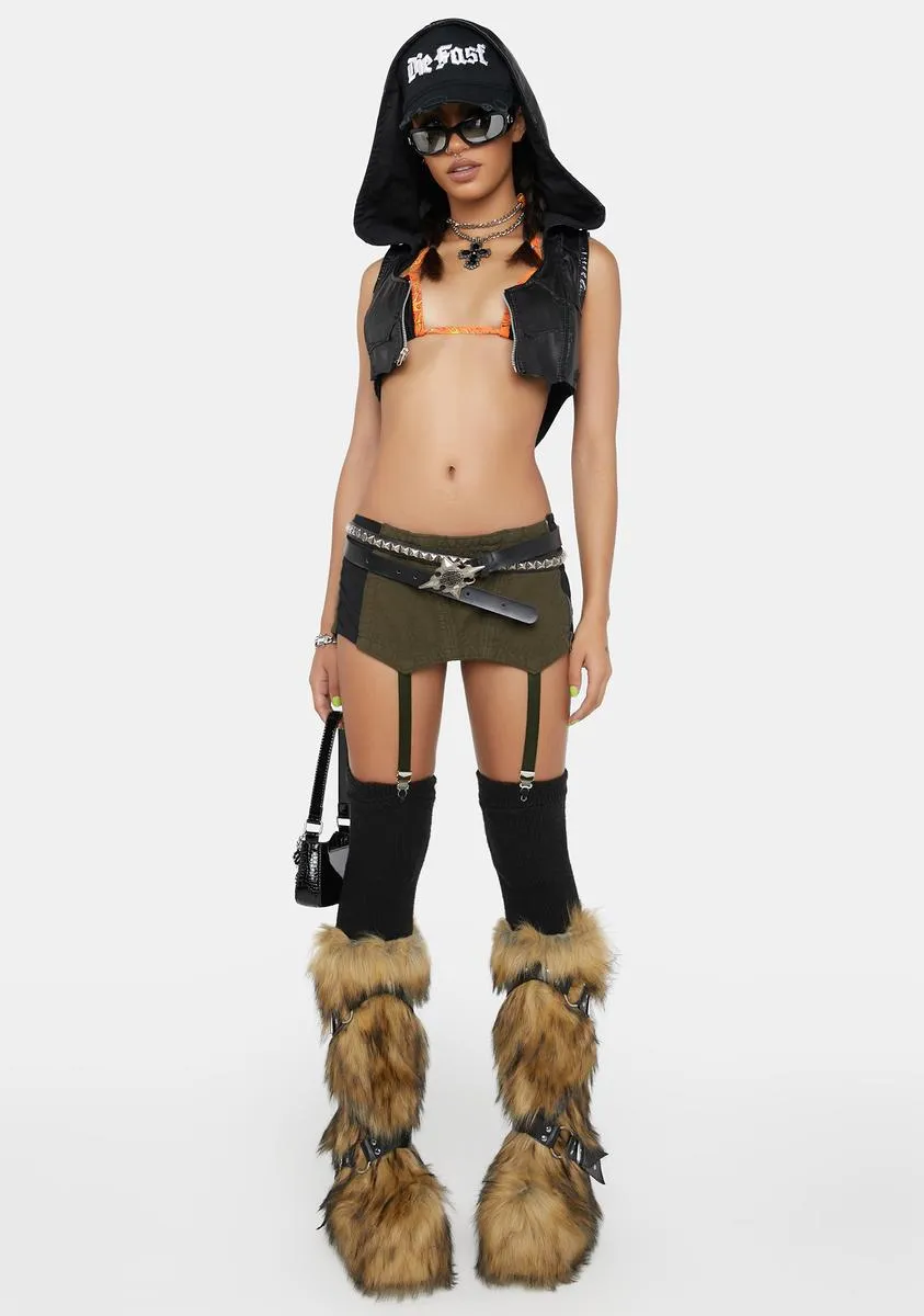 Garter Jewel Mini Skirt sold by Dolls Kill product image thumbnail 3