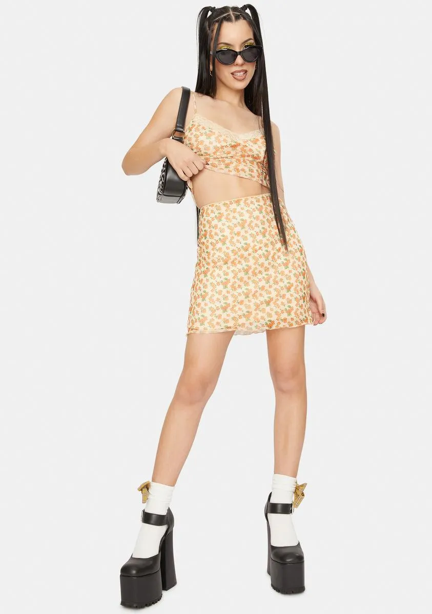 Summer Bloom Kinnie Mini Skirt sold by Dolls Kill product image thumbnail 3
