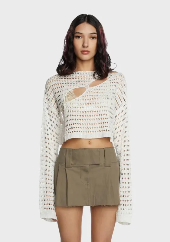 Angel No Harm Crop Top sold by Dolls Kill