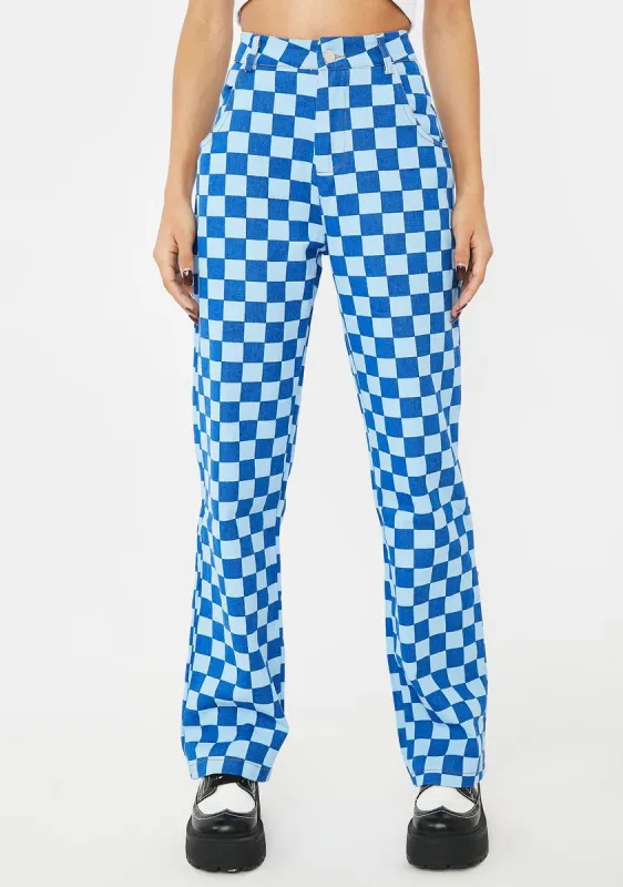 Generation Cool Checkered Pants sold by Dolls Kill