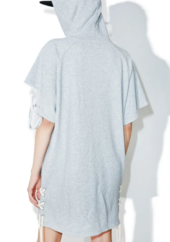 Wanna Jam Distressed Pullover sold by Dolls Kill