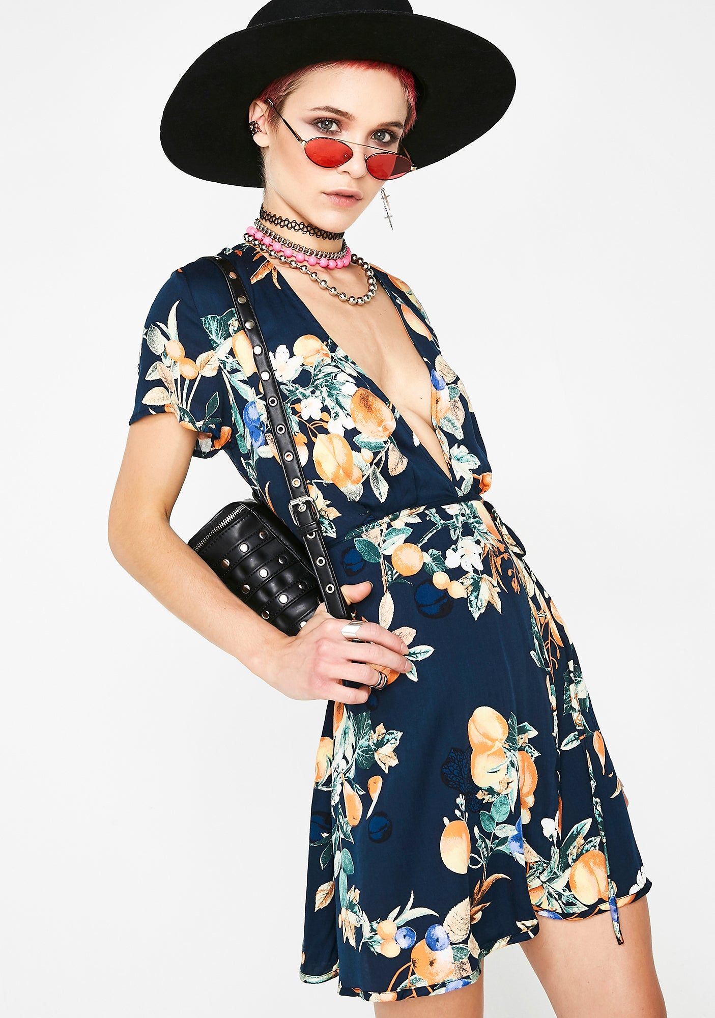 Citrine Queen Wrap Dress sold by Dolls Kill product image thumbnail 2