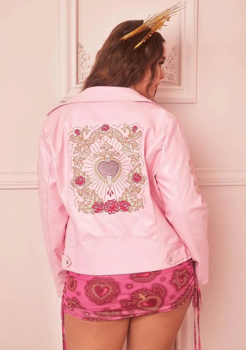 Plus Faith In Fantasy Moto Jacket sold by Dolls Kill product image thumbnail 2